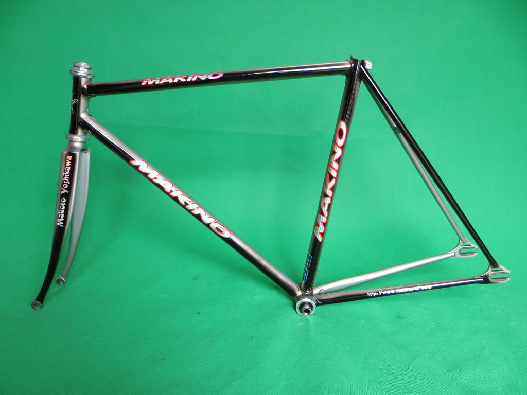 MAKINO // Silver Black Fade // Kaisei Ultima 019 Tubing + Ultima R Mixed Tubing + Columbus Max Fork // 52cm