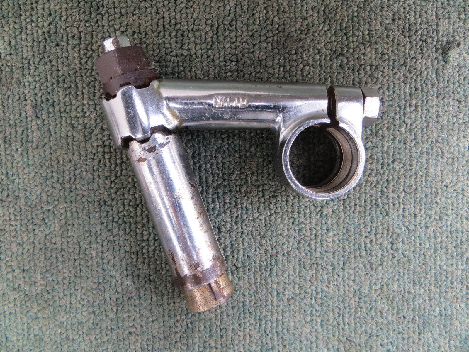 Vintage Nitto Racing Reversible Steel Stem 70mm 22.2mm quill diameter/25.4mm bar clamp diameter