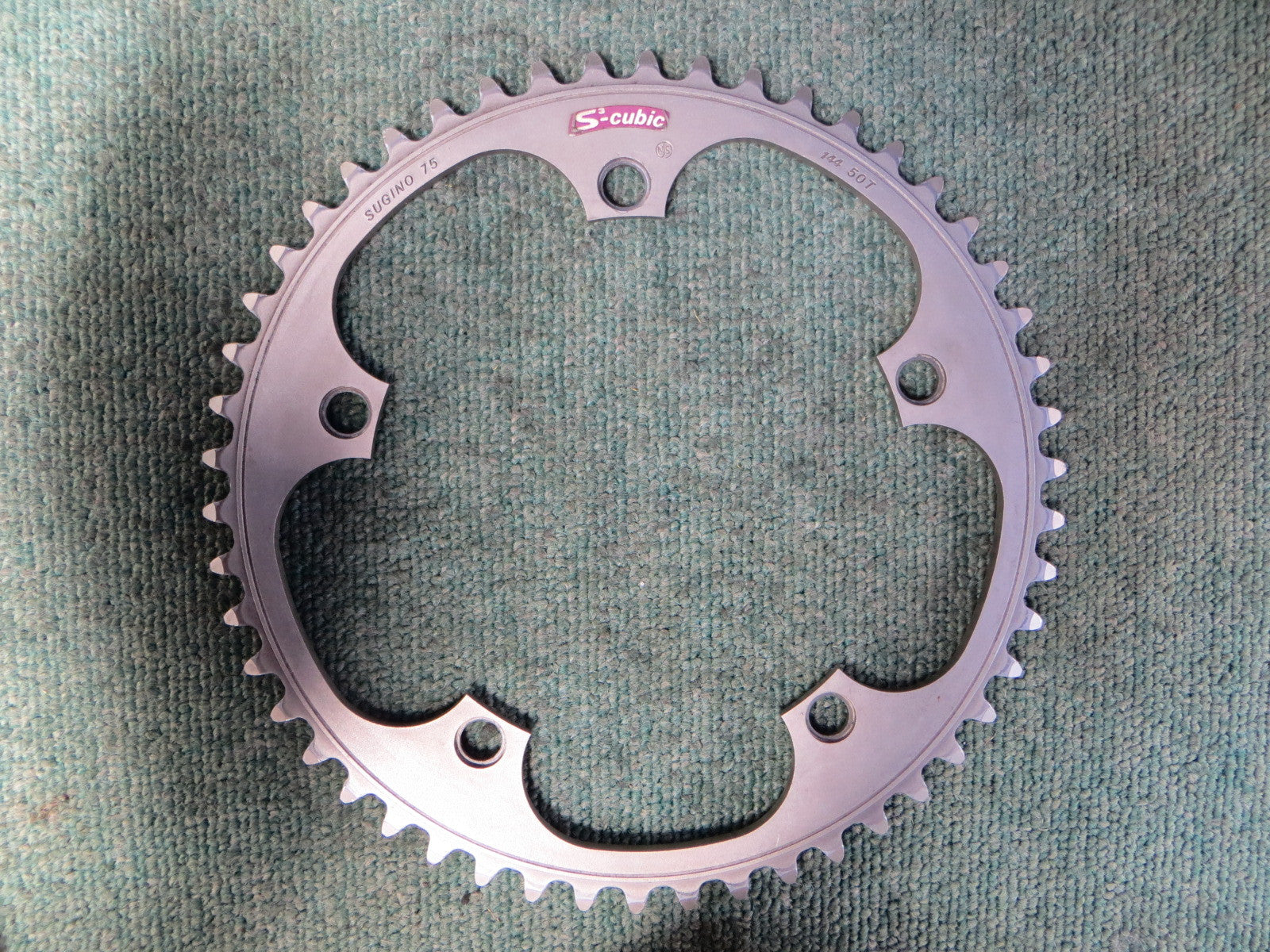 Sugino S-cubic Matte Finish 1/8" 144BCD NJS Chainring 50T (15081179)