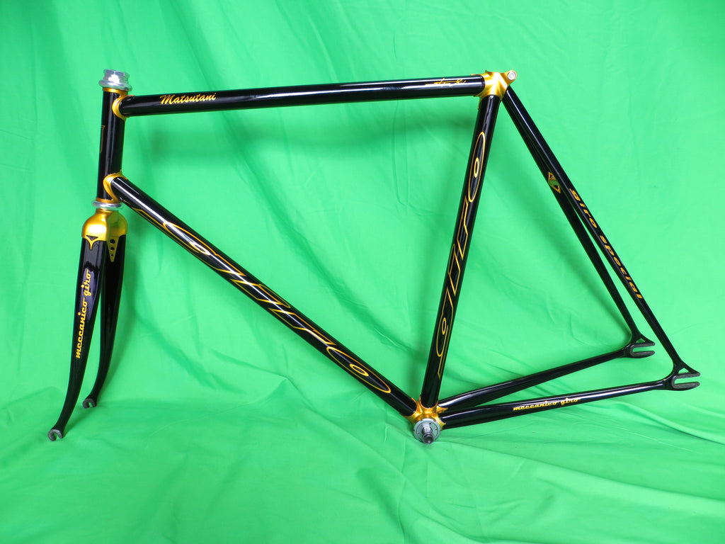 GIRO Columbus Max Fork // Black / Gold Lugs // 55.5cm #3