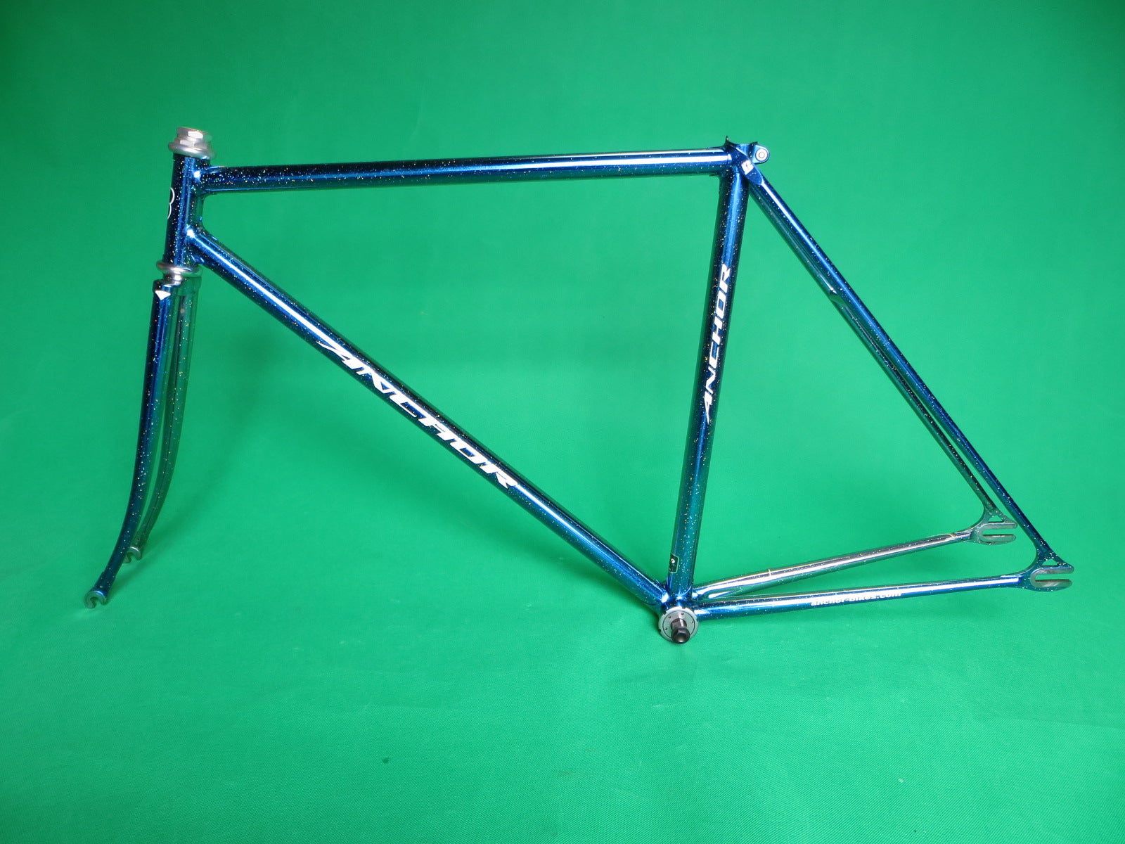 Anchor // Candy Blue with rainbow flake, Chrome Finish // Kaisei 019 // 50cm