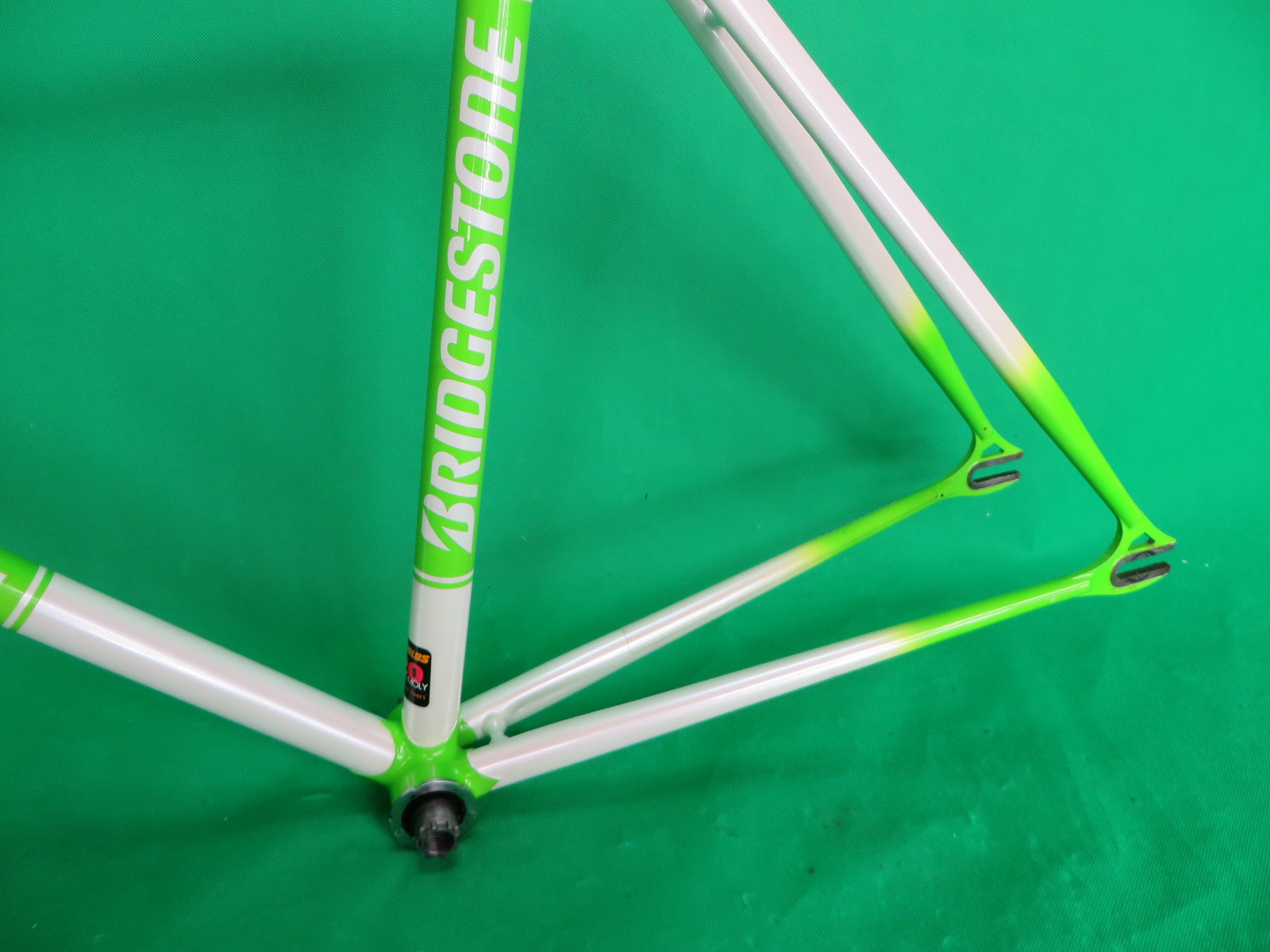 Bridgestone Columbus Max Fork / Reynolds 520 // White / Yellowish