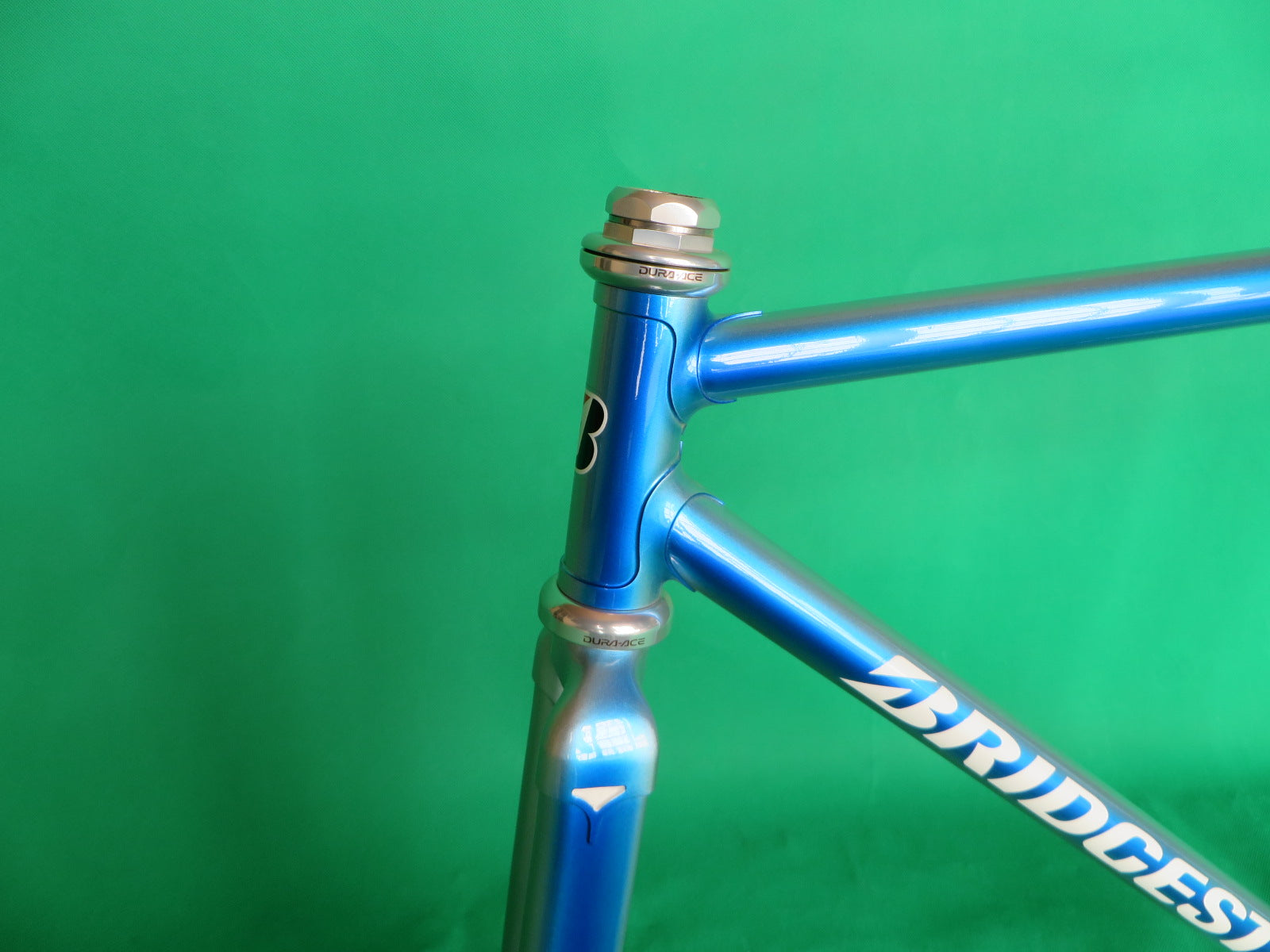 Bridgestone Columbus Max Fork // Blue Metallic Silver Fade // 49cm