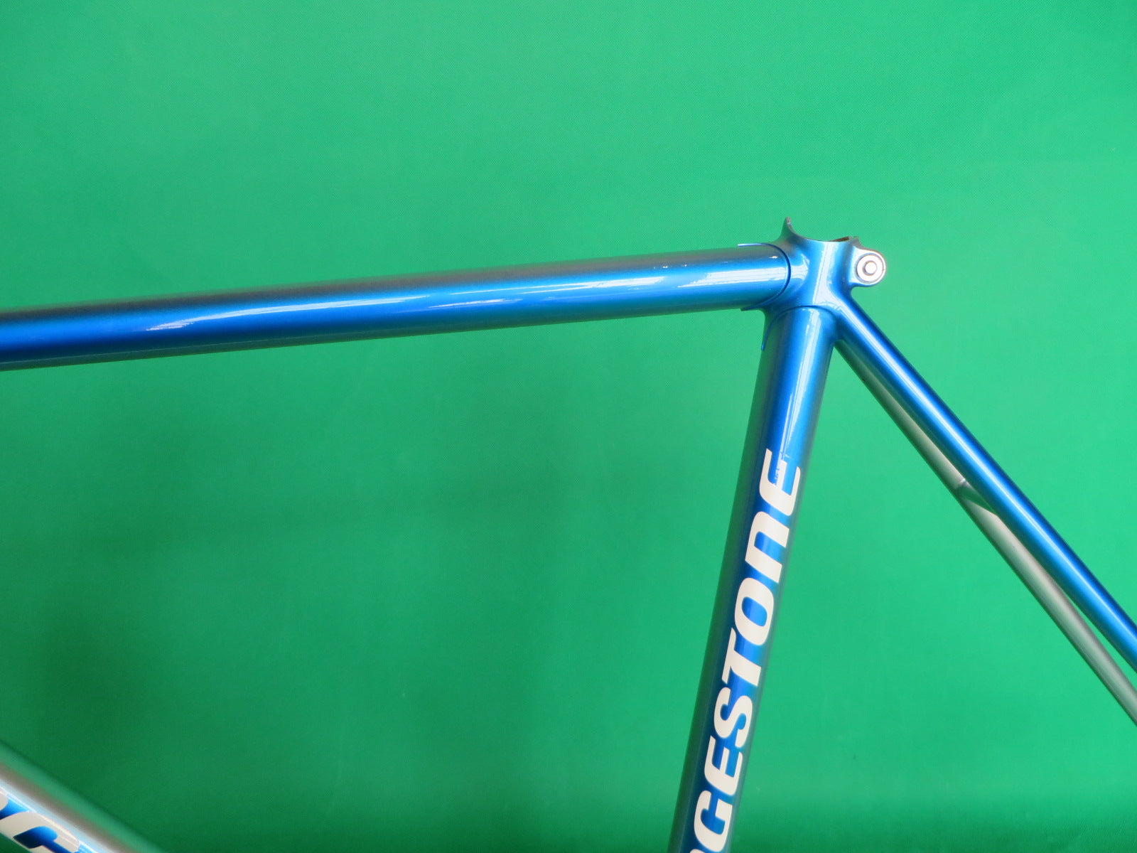 Bridgestone Columbus Max Fork // Blue Metallic Silver Fade // 49cm