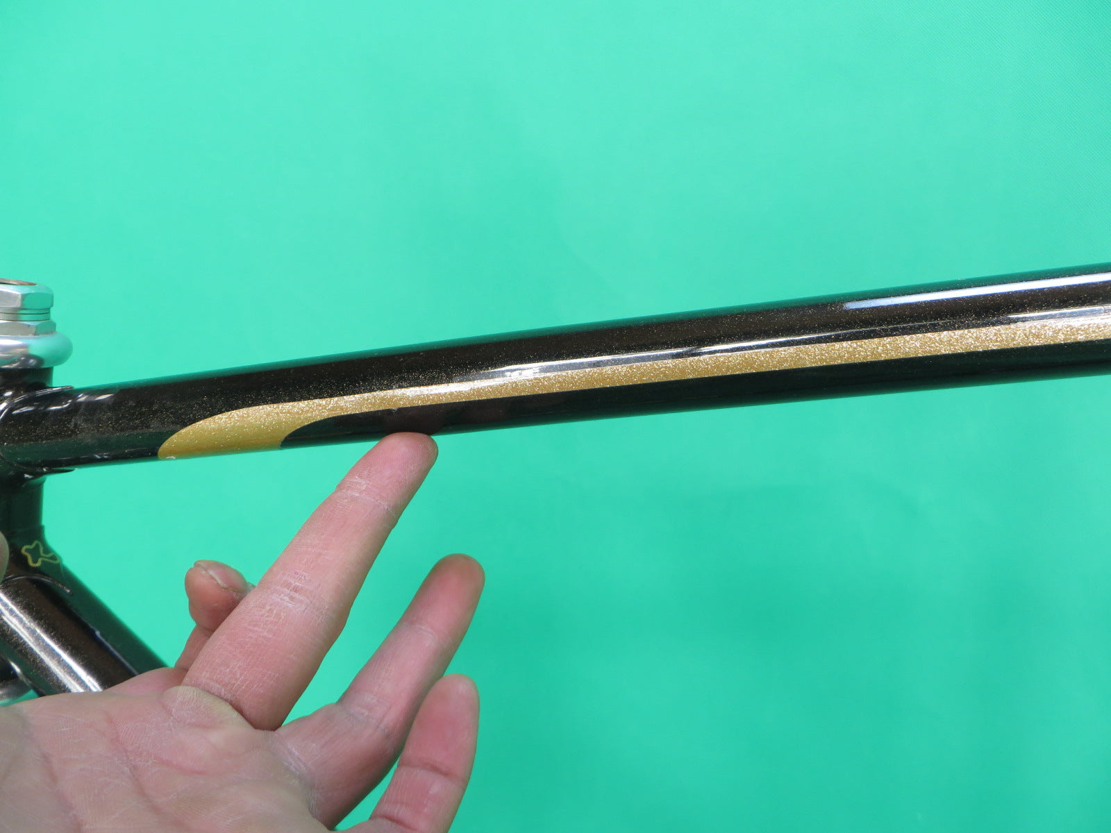 Kiyo Miyazawa Columbus Max Fork // Black with fine gold flake