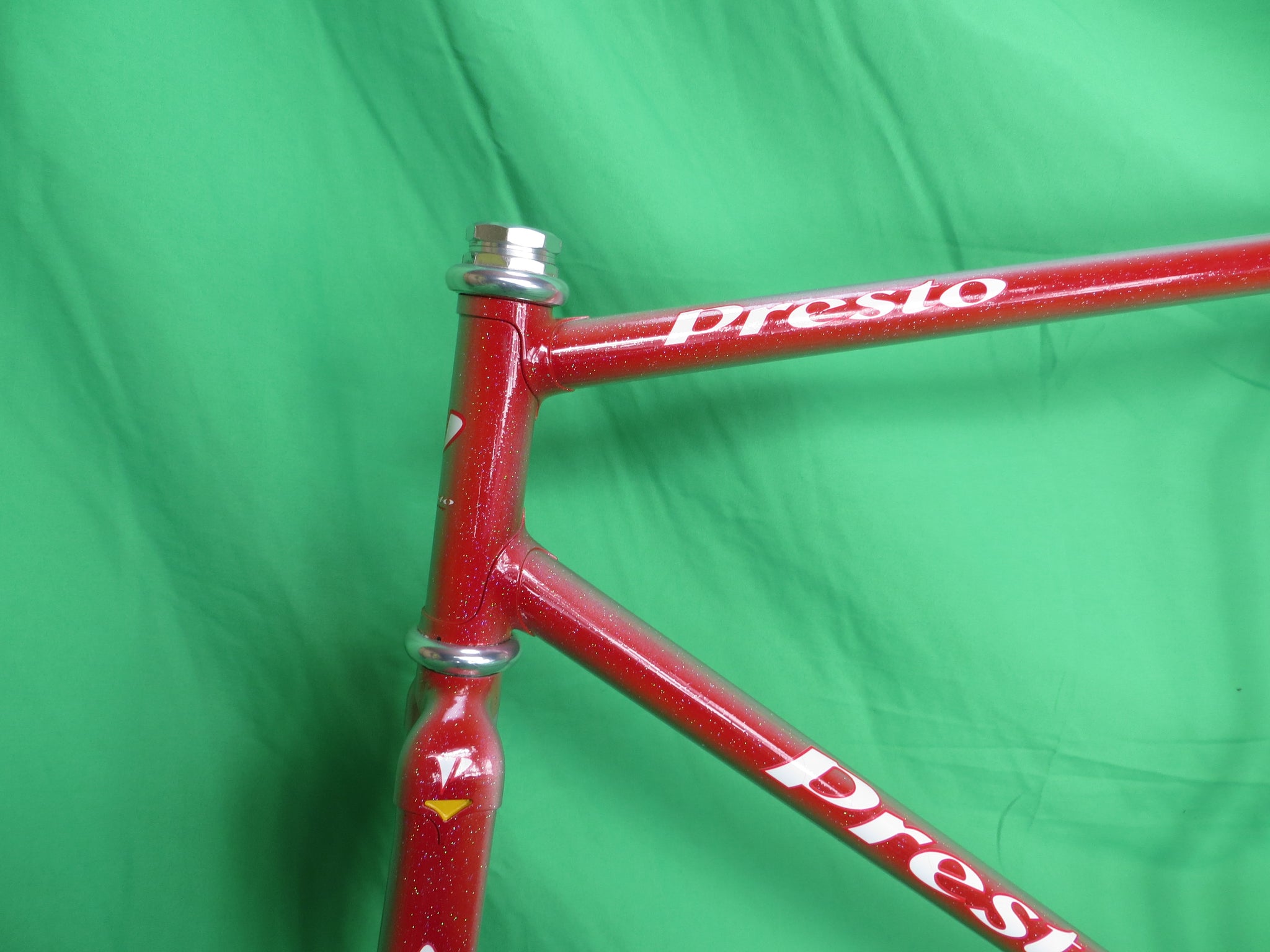 PRESTO Columbus Max Fork // Red / Silver Fade with rainbow flake