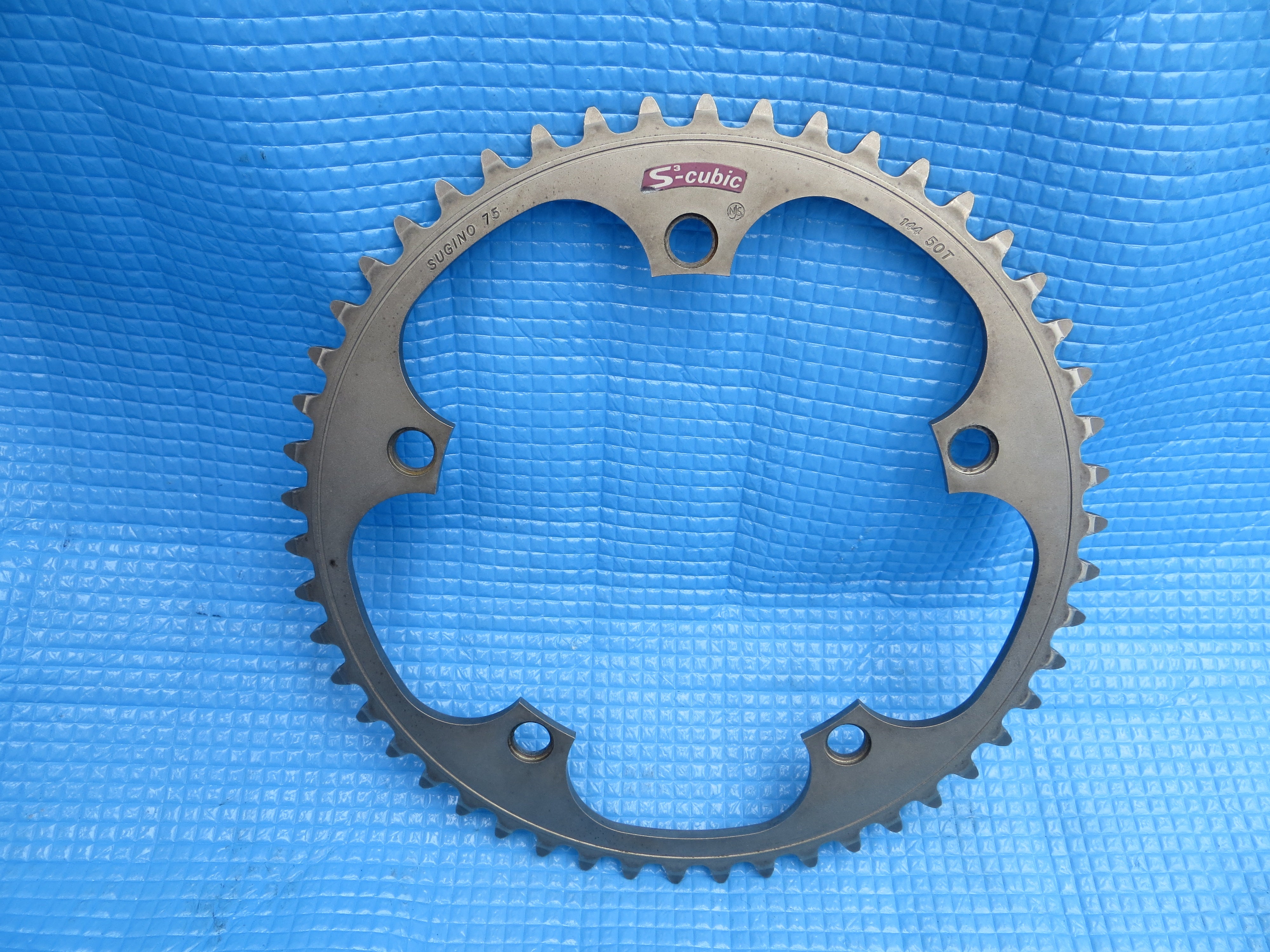 Sugino 75 S-cubic 1/8" 144BCD NJS Chainring 50T Matte Finish (22072105)