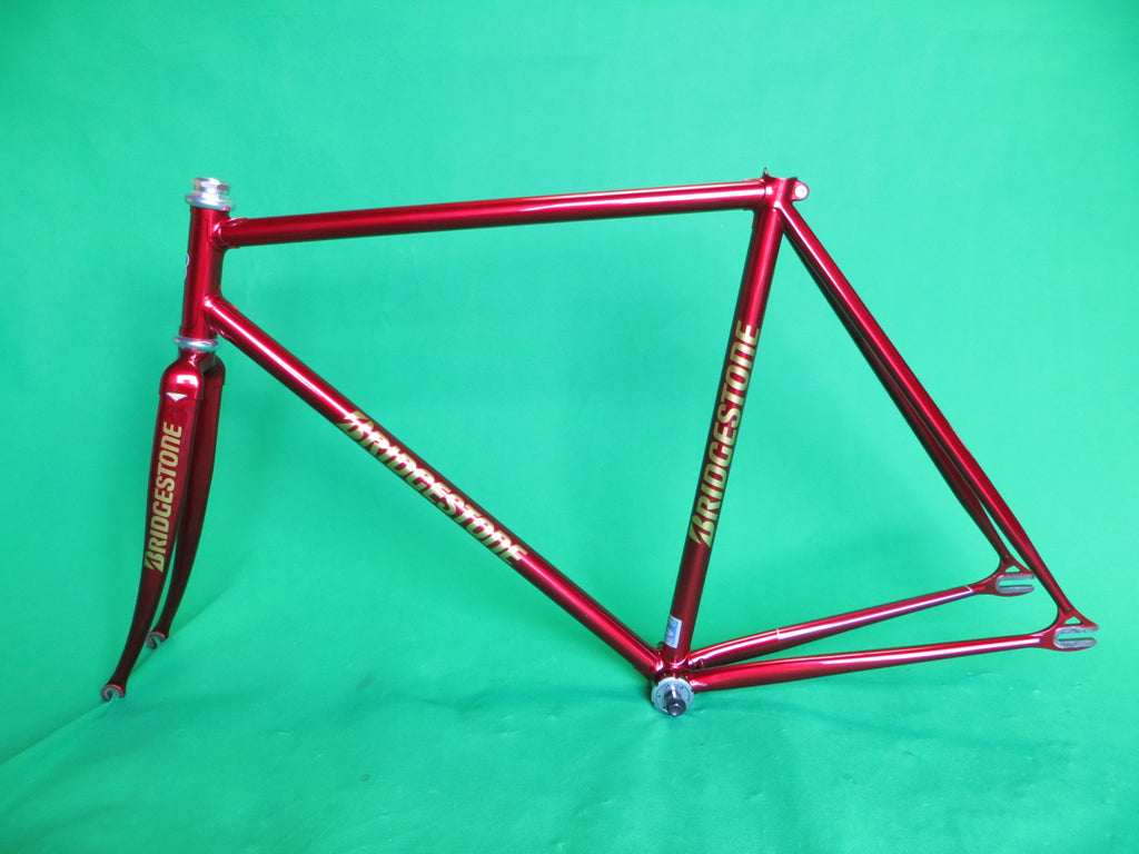 Bridgestone Columbus Max Fork // Candy Red // Dedacciai Zero Uno Tubing // 52cm