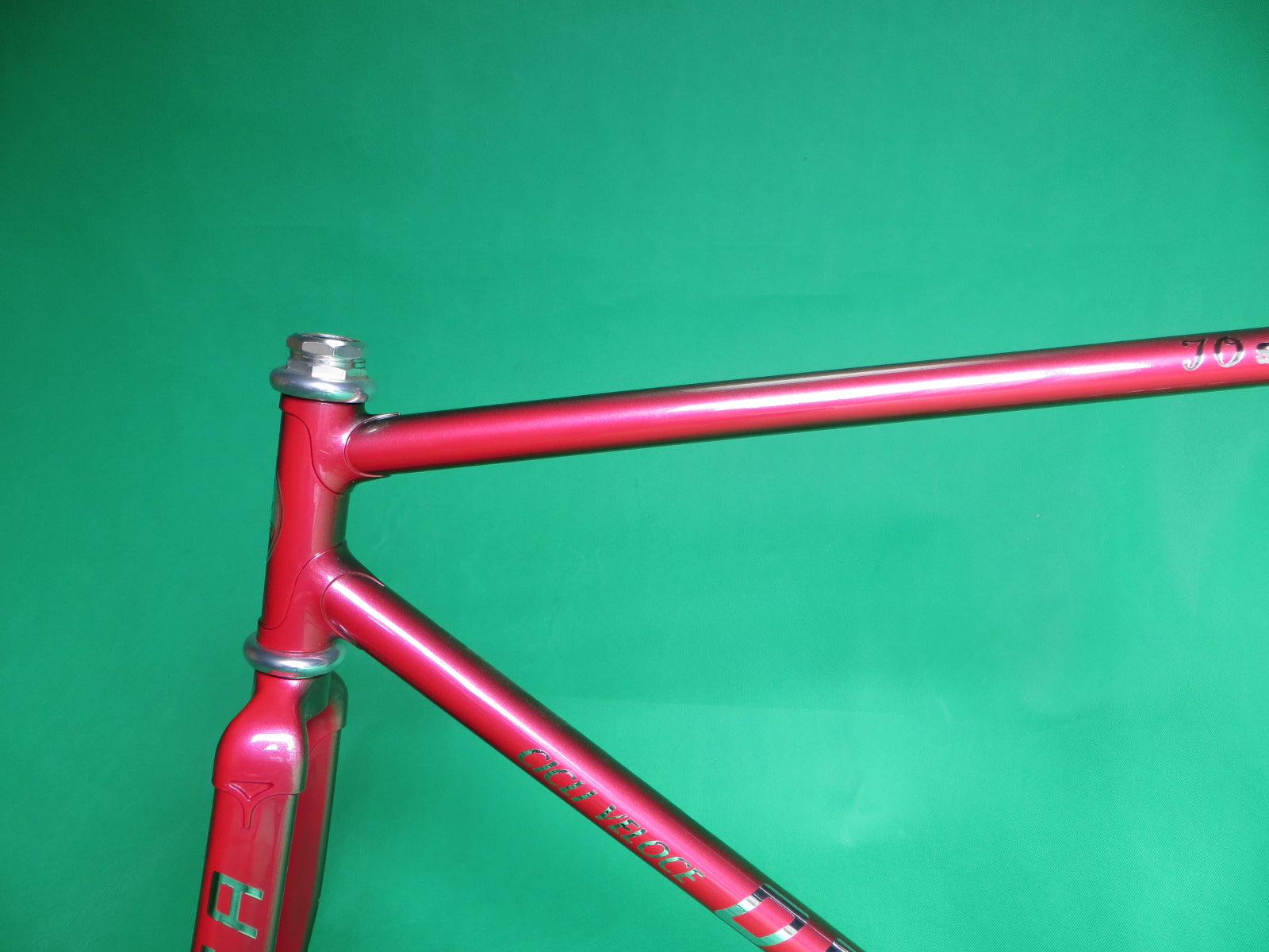 Osca // Red Grey Metallic Fade // Columbus Max Fork // 51.5cm