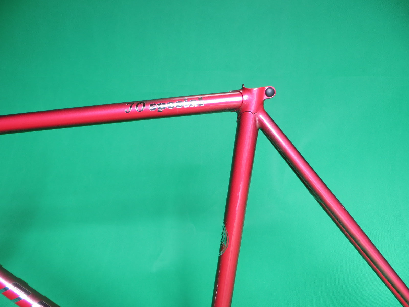 Osca // Red Grey Metallic Fade // Columbus Max Fork // 51.5cm