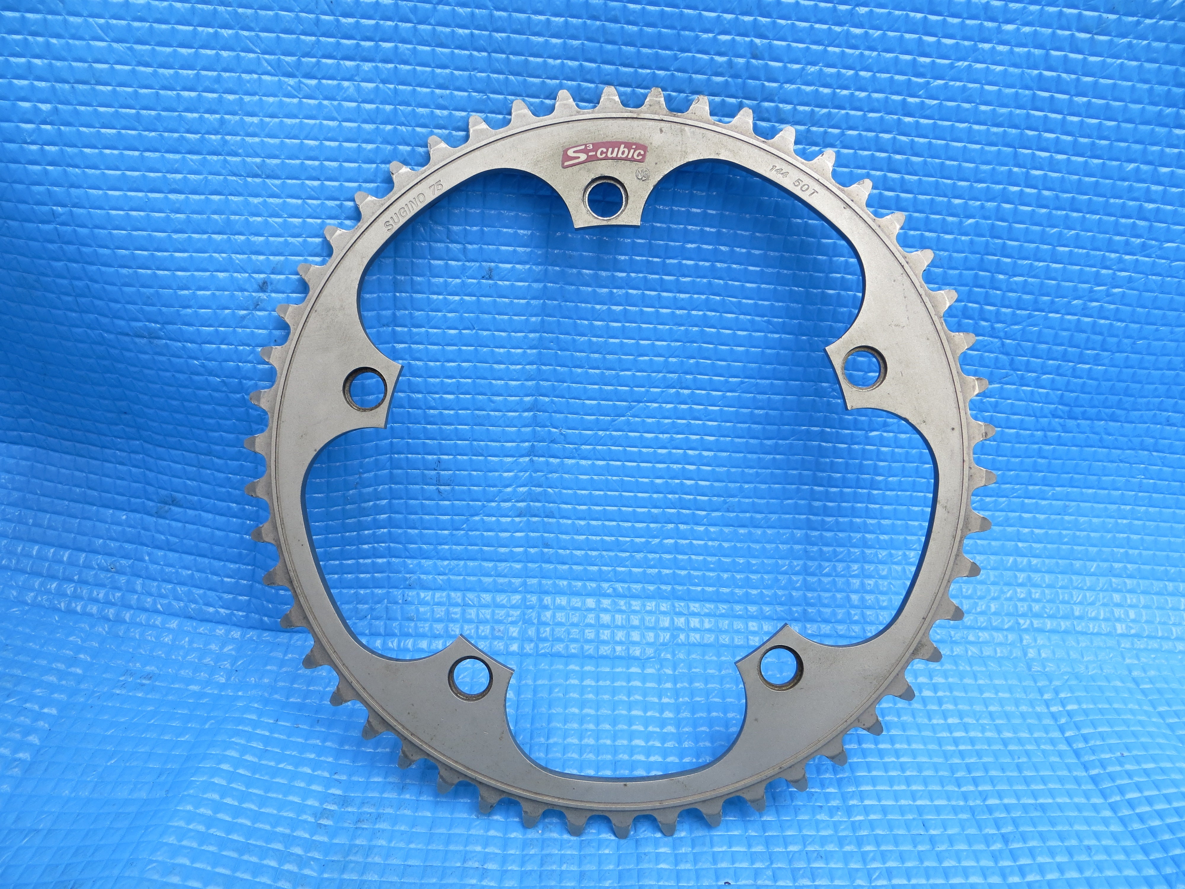 Sugino 75 S-cubic 1/8" 144BCD NJS Chainring 50T Matte Finish (22090307)