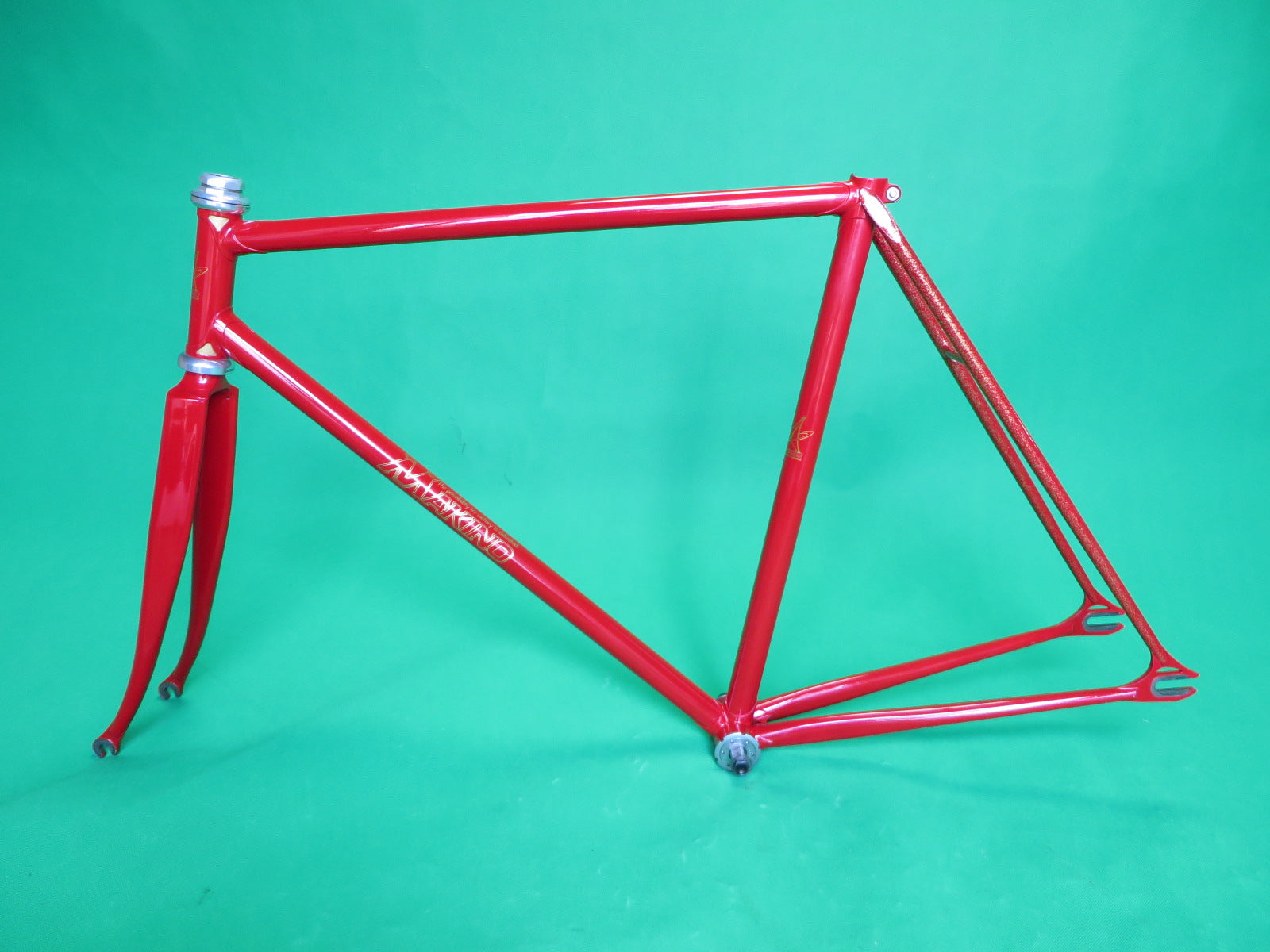 Makino // Red with gold flake // Columbus Max Fork // 53cm